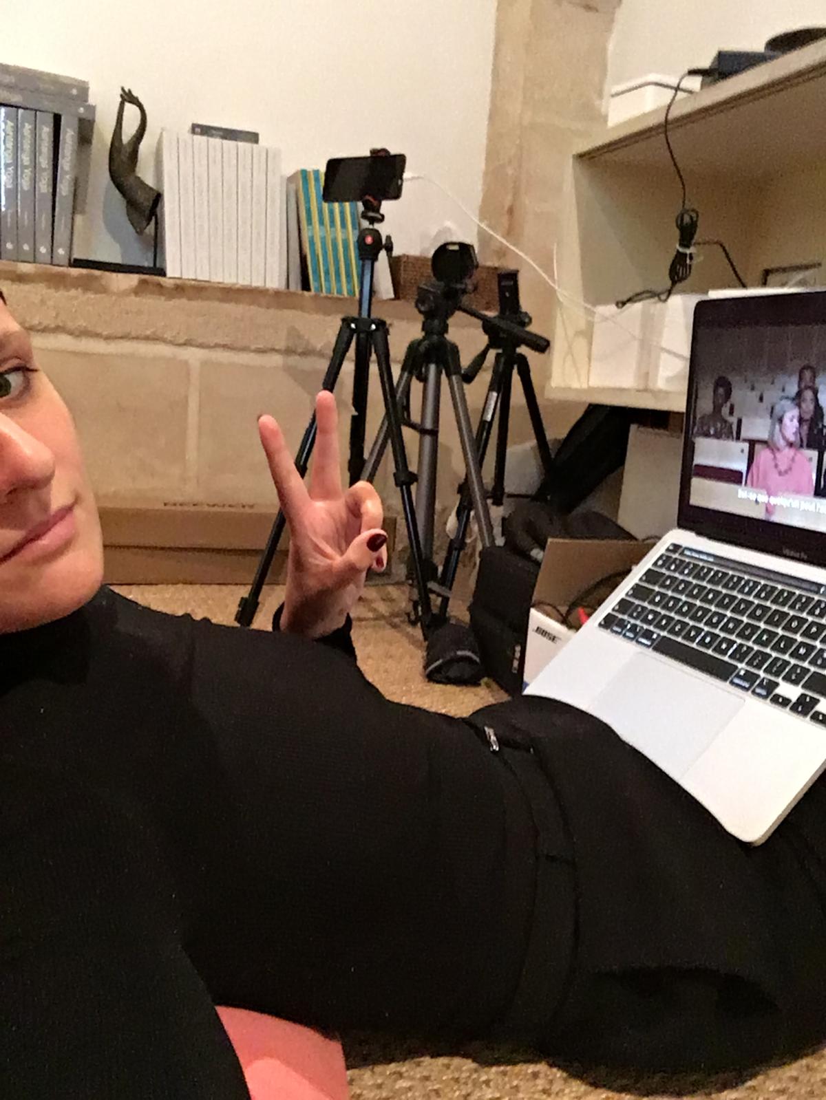 Behind the scenes